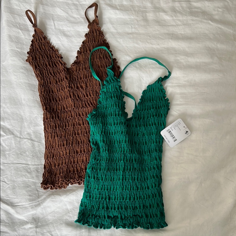 Free People Pucker Up Seamless Cami Bundle
